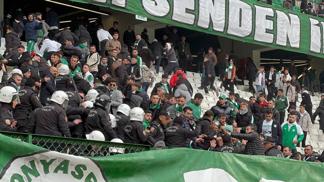 Olaylı biten Konyaspor – Antalyaspor maçından kareler 36